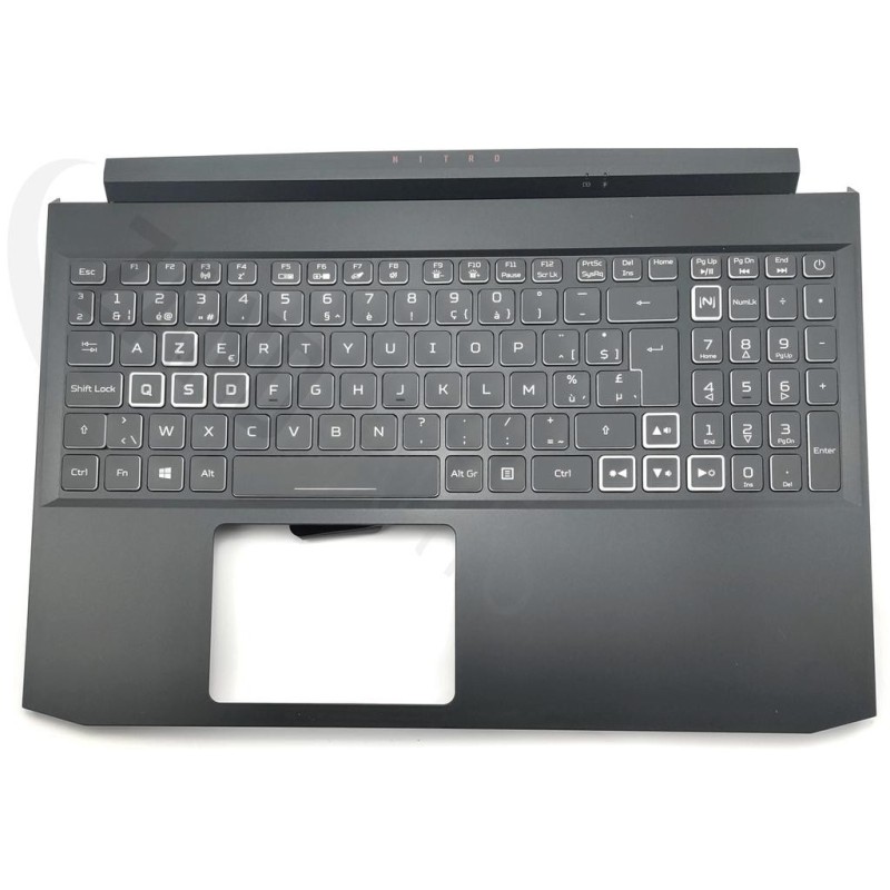 Acer AN515-55 Keyboard (BELGIAN) BL & Upper Cover (BLACK) 16602060