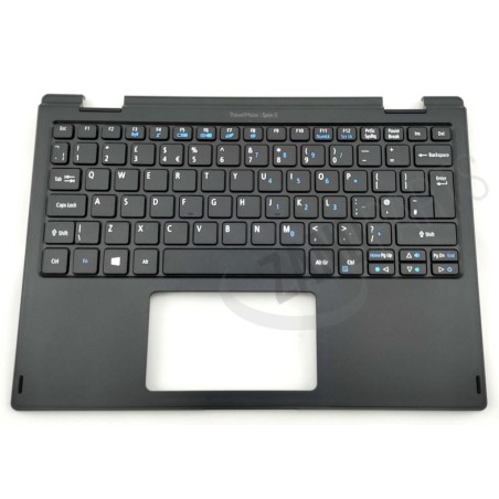 Acer TMB118-R(N) Keyboard (UK-ENGLISH) & Upper Cover (BLACK)