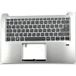 Acer Keyboard (FRENCH) BL & Upper Cover (SILVER)