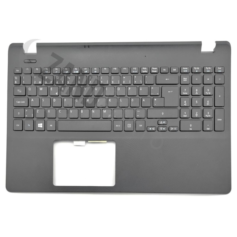 Acer ES1-531 Keyboard (SWEDISH) N-Backlit 104Ks & Upper Cover (BLACK)