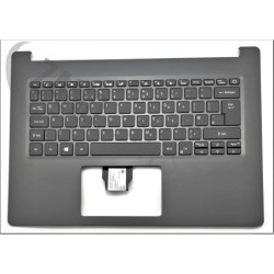 Acer A514-52 Keyboard (UK-ENGLISH) & Upper Cover (Black)