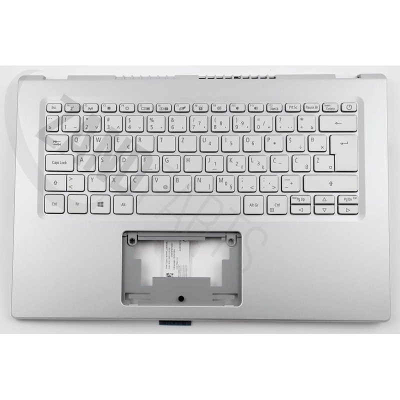 Acer A514-54 Keyboard (SLOVENIANCROATIAN) (with Backlight) & Upper Cover (SILVER)