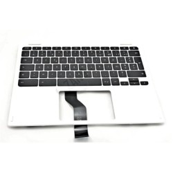 Acer CB5-132T Keyboard (FRENCH) & Upper Cover (WHITE)