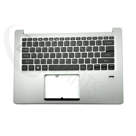 Acer SF114-32 Keyboard (US-ENGLISH INTERNATIONAL) (BACKLIGHT) & Upper Cover (Silver)