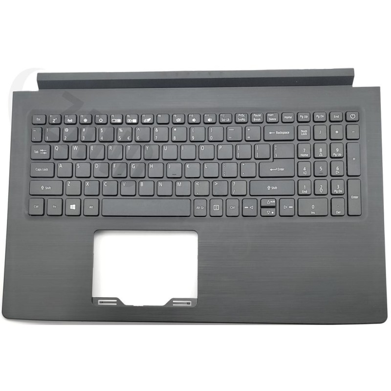 Acer A315 Keyboard (US-ENGLISH INTERNATIONAL) & Upper Cover (BLACK)