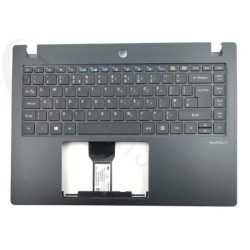 Acer TMX3310-MTMX3410-M Keyboard (UK-ENGLISH) BL & Upper Cover (BLACK)