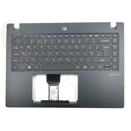 Acer TMX3310-MTMX3410-M Keyboard (UK-ENGLISH) BL & Upper Cover (BLACK)