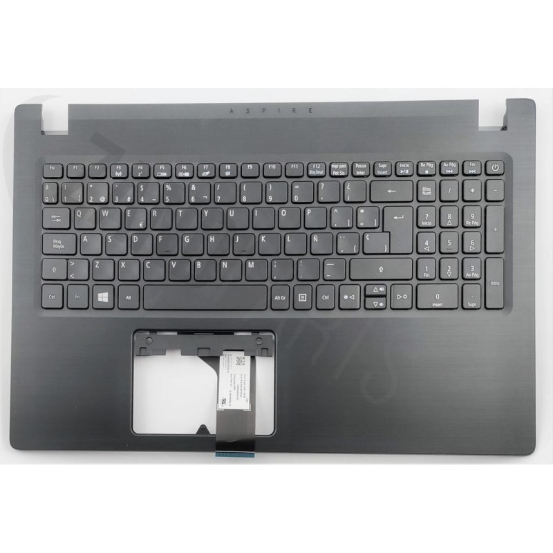 Acer A315-213151 Keyboard (SPANISH) & Upper Cover (BLACK)