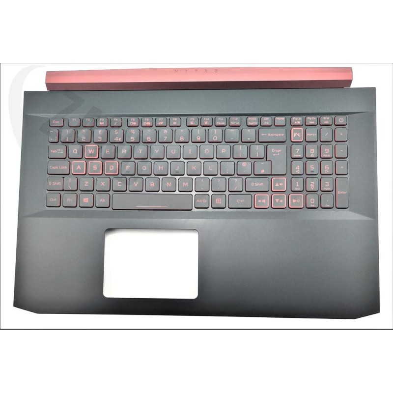Acer AN517-51 Keyboard (UK-ENGLISH) & Upper Cover (BLACK) for 10501650