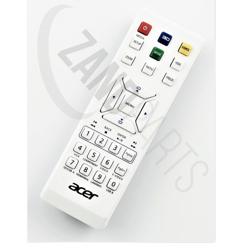 Acer Projector Remote Control (White) (no laser)