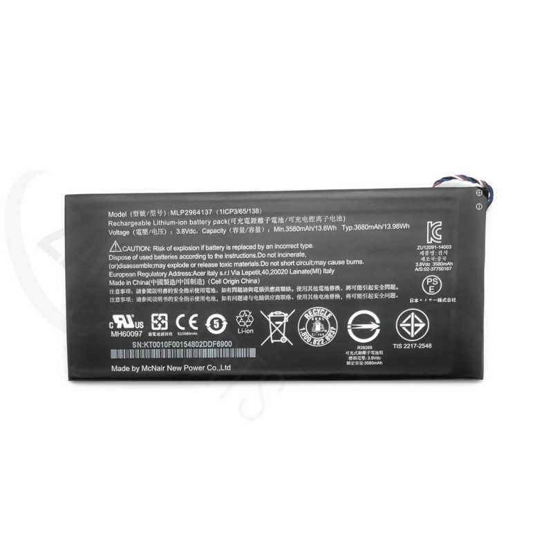 Acer B1-730B1-730HD Battery (POL 1C 3700mAh)