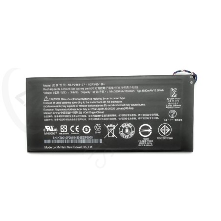Acer Battery Pol 1C 3850Mah