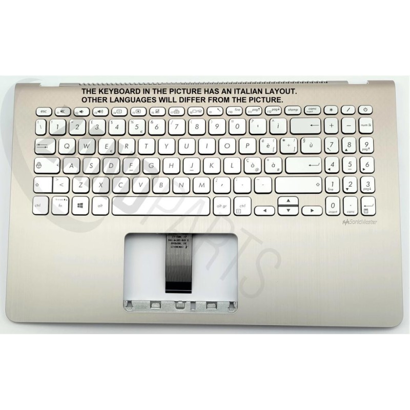 Asus X530UN-2F Keyboard (SWISS-FRENCH) ModuleAS (BACKLIGHT)