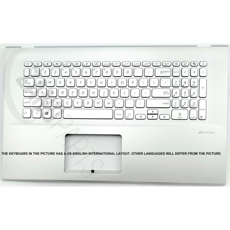 Asus X712UA-8S Keyboard (US-ENGLISH INTERNATIONAL) ModuleAS (BACKLIGHT)