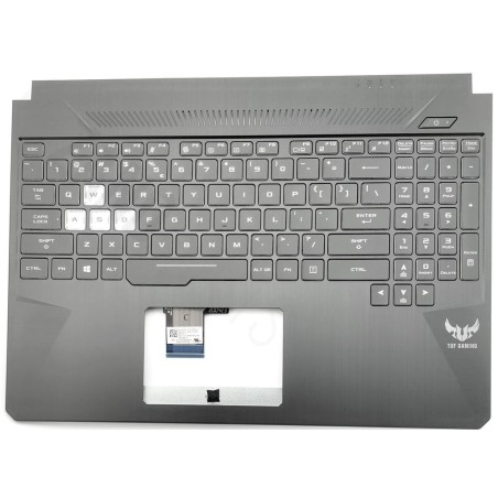 Asus FX505DY-1A Keyboard (US-ENGLISH INTERNATIONAL) ModuleAS (with MYLAR) 2FIN (BACKLIGHT, RGB)